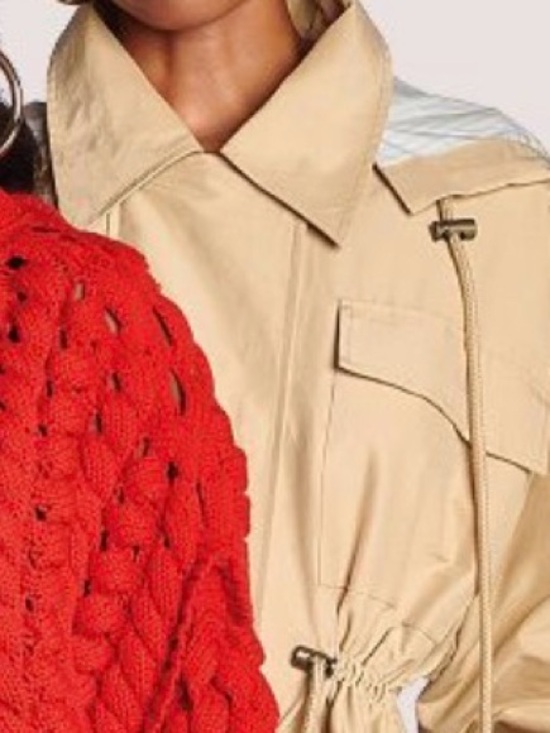 NWT KBB by Kahlana anorak jacket KBB by KAHLANA Women's 'The Cinched Anorak - Picture 4 of 9